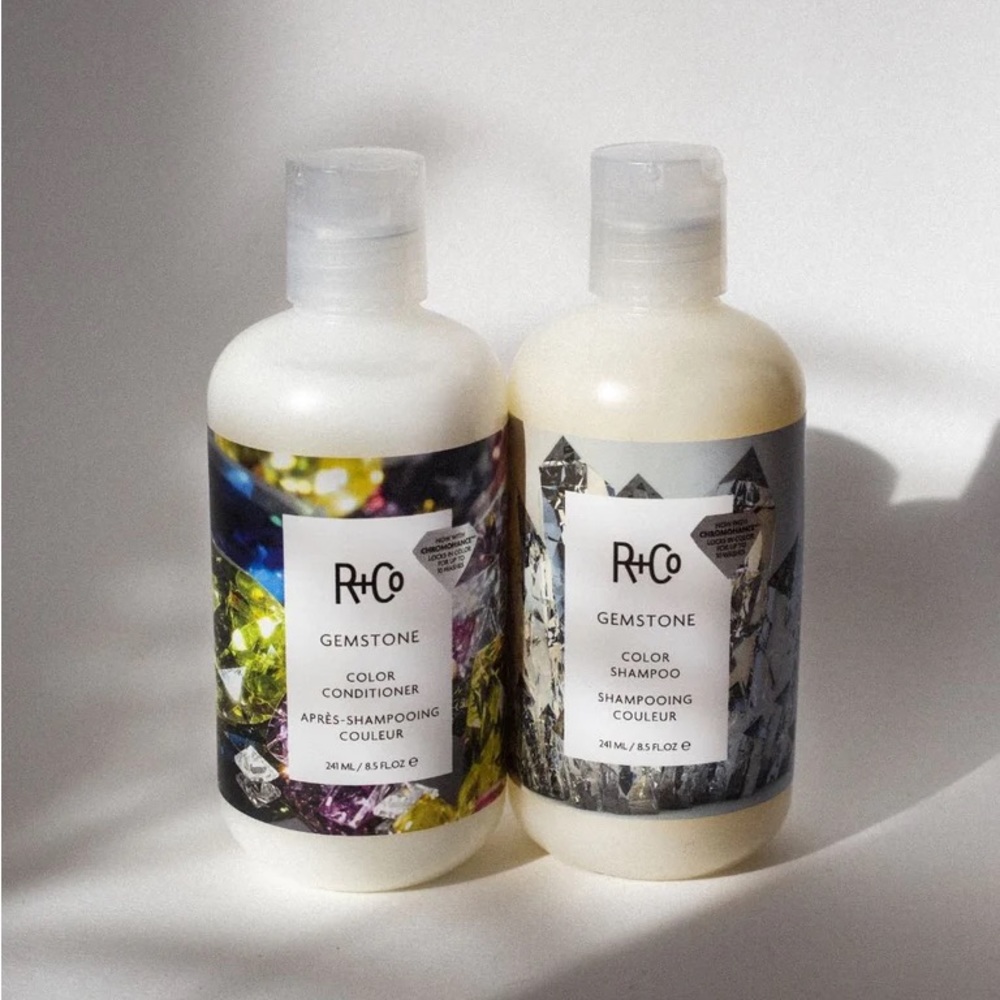 Gemstone shampoo and conditioner